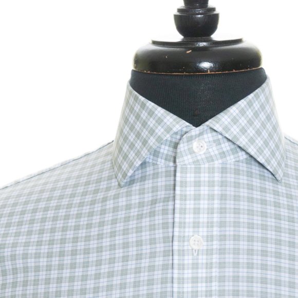 Proper Cloth Green Check Cotton Shirt 16 - Picture 5 of 5